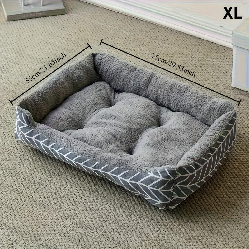 Cama Ortopédica para Cão com Capa Lavável Removível