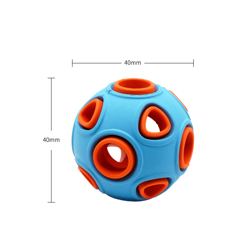 Bola de brinquedo para cachorro com som luminoso