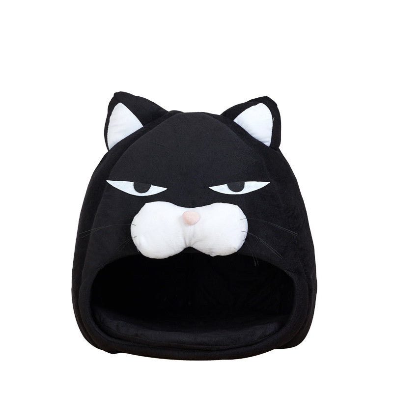 Cama para gato, tapete para areia para gatos, ninho para dormir, cama para animais de estimação