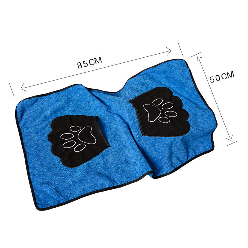 Toalha de banho absorvente para animais de estimação
