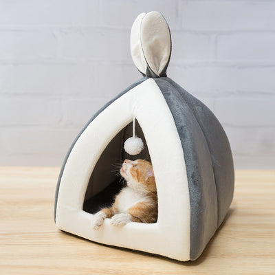 Casa para gatos, casa para gatos, vila, cama para gatos, canil para cães pequenos