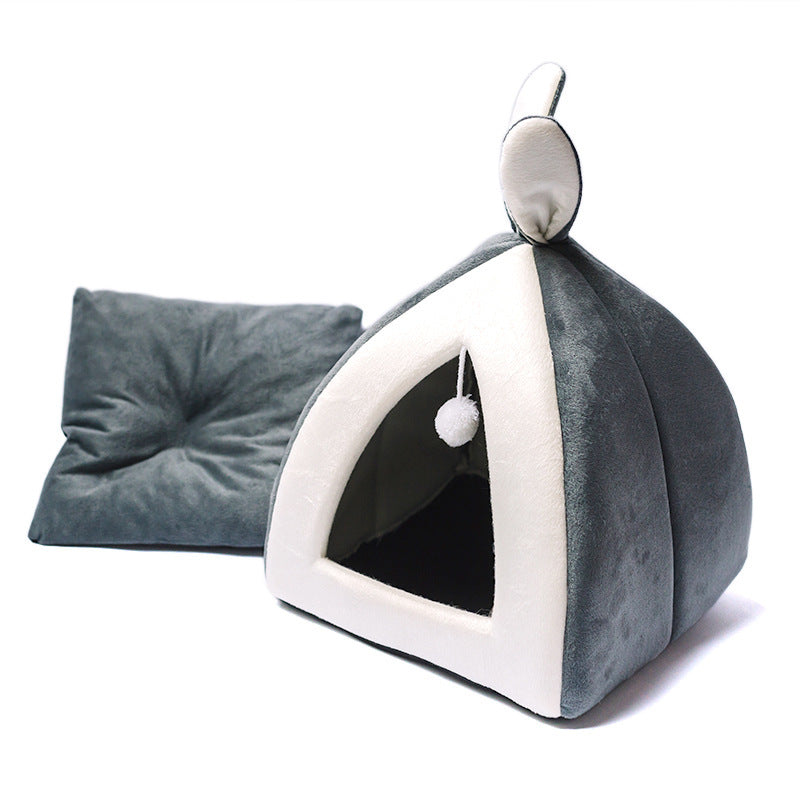Casa para gatos, casa para gatos, vila, cama para gatos, canil para cães pequenos