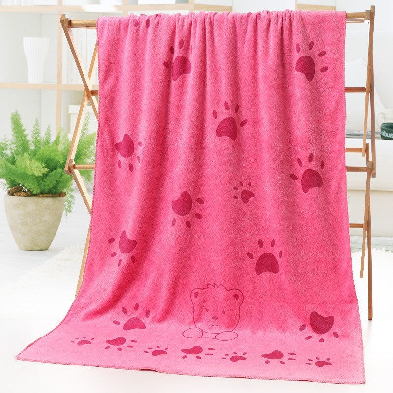 Toalha de banho para cães Toalha de banho superabsorvente