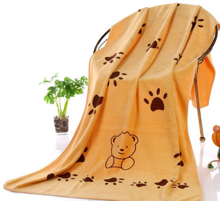 Toalha de banho para cães Toalha de banho superabsorvente