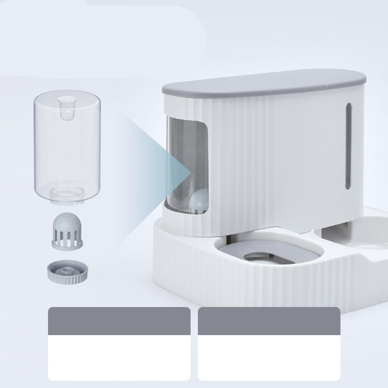 Bebedouro automático para gatos, alimentador de água integrado