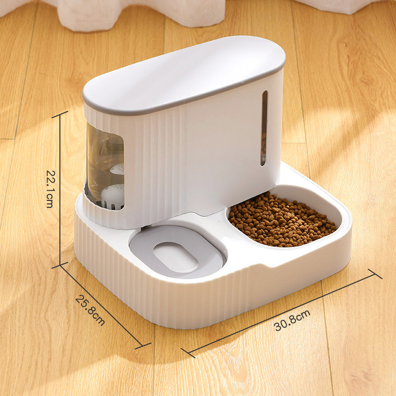 Bebedouro automático para gatos, alimentador de água integrado