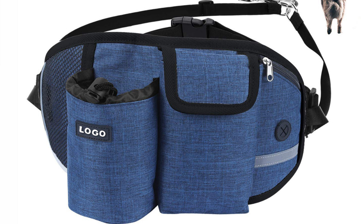 Coleira para treinamento de cães, bolsa de cintura, mãos livres.