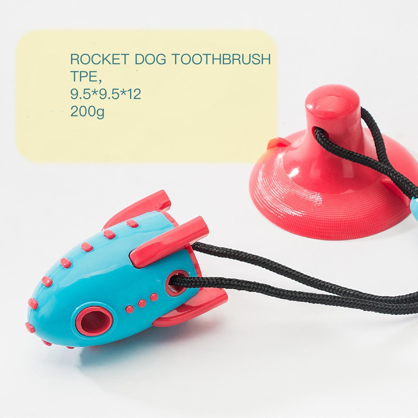 Brinquedos para cães Rocket, brinquedos para cães que vazam comida, brinquedos para mordidas resistentes a mordidas
