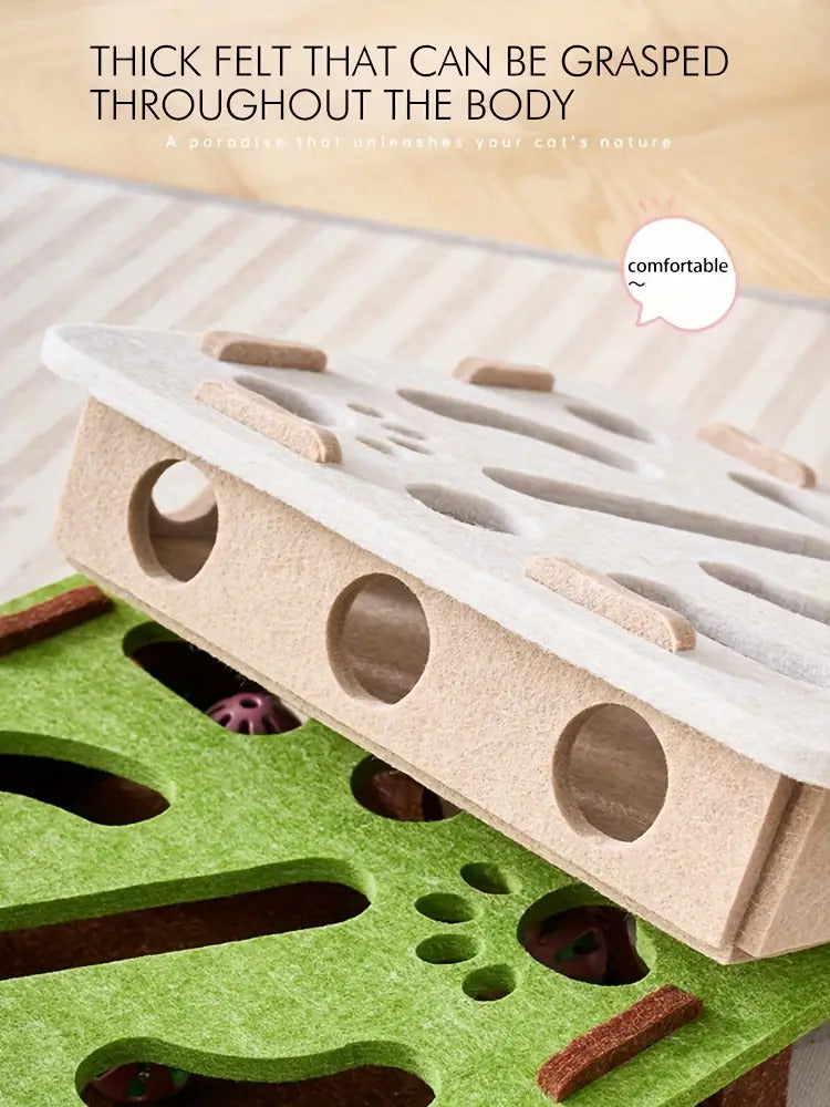 Gadget de Entretenimento para Animais de Estimação, um Brinquedo de Puzzle para Gatinhos, uma Caixa de Labirinto