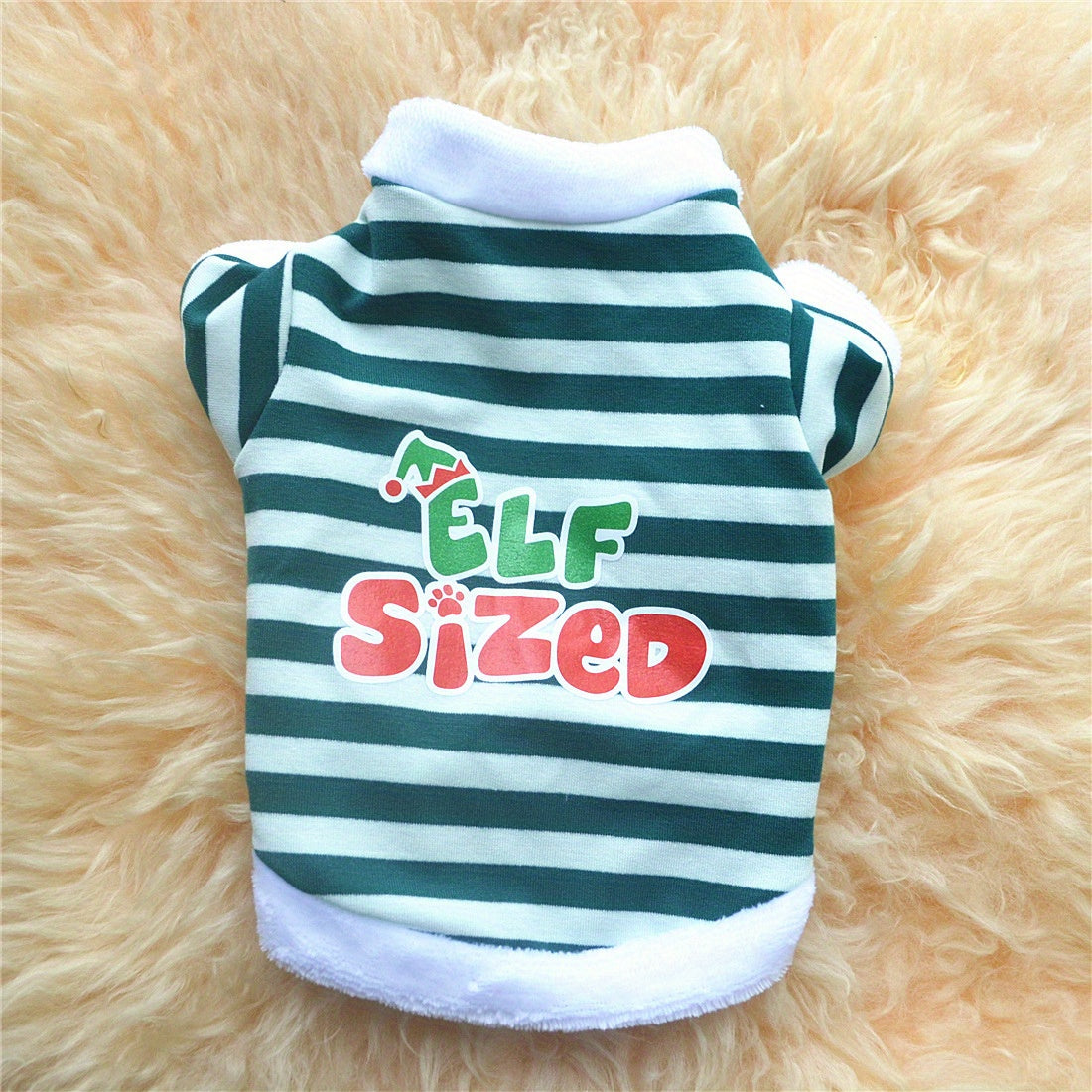 onjunto de 3 Camisetas Festivas de Natal para Cães & Gatos