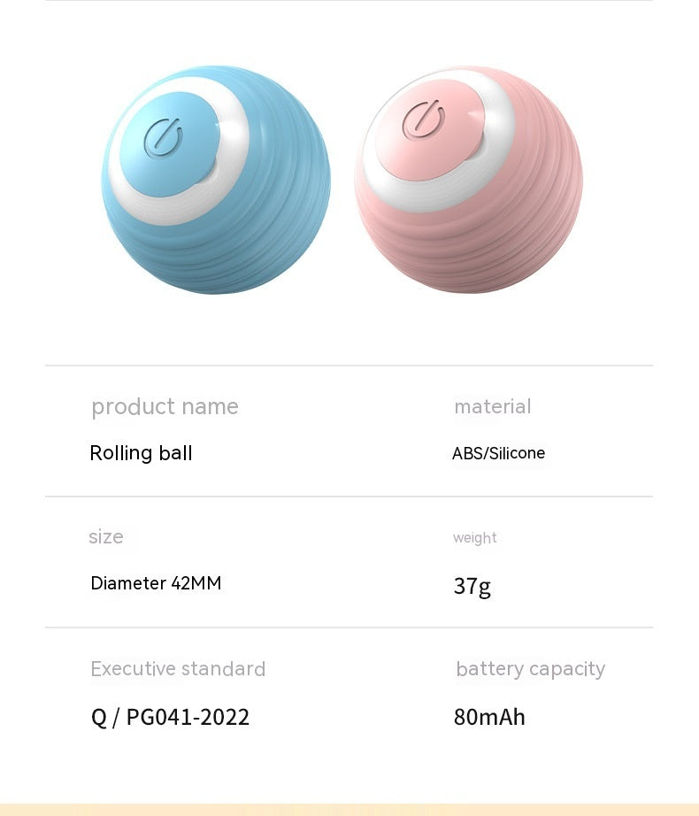 Bola de brinquedo inteligente para gatos, bola de brinquedo com movimento automático e quicante para gatinhos dentro de casa