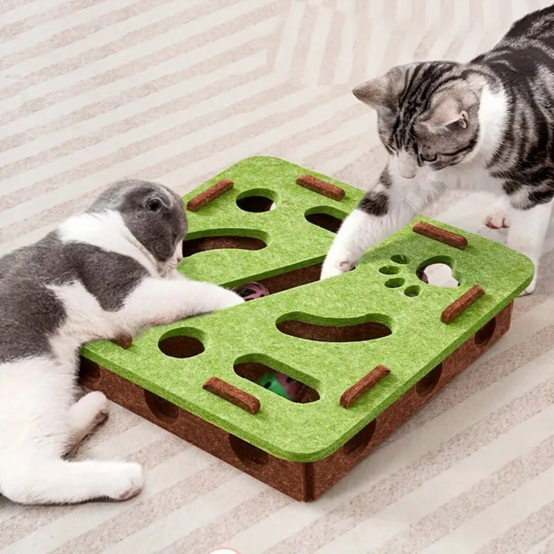Gadget de Entretenimento para Animais de Estimação, um Brinquedo de Puzzle para Gatinhos, uma Caixa de Labirinto