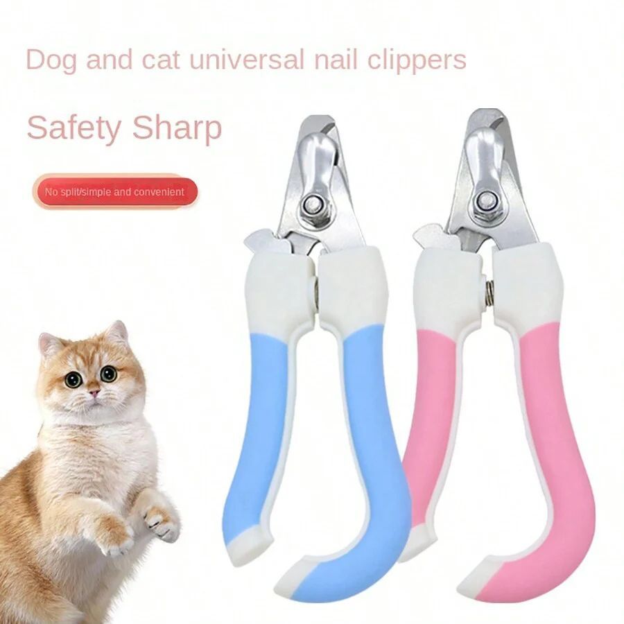 Tesoura de unhas para animais de estimação, cortador de unhas para cães e gatos, cortador de unhas, tesoura para animais de estimação, conjunto de necessidades diárias
