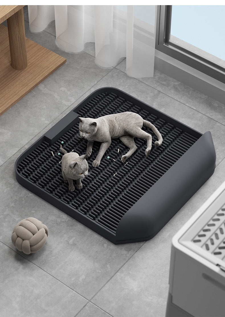 Pedal para caixa de areia para gatos, tapete para animais de estimação