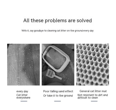 Pedal para caixa de areia para gatos, tapete para animais de estimação