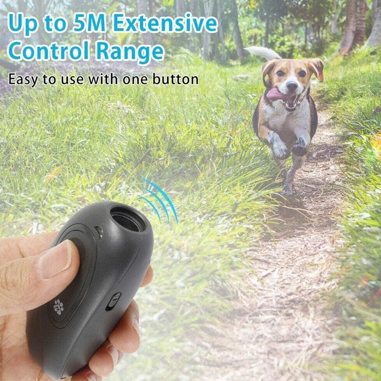 Repelente ultrassônico para cães, dispositivo portátil para treinamento de cães