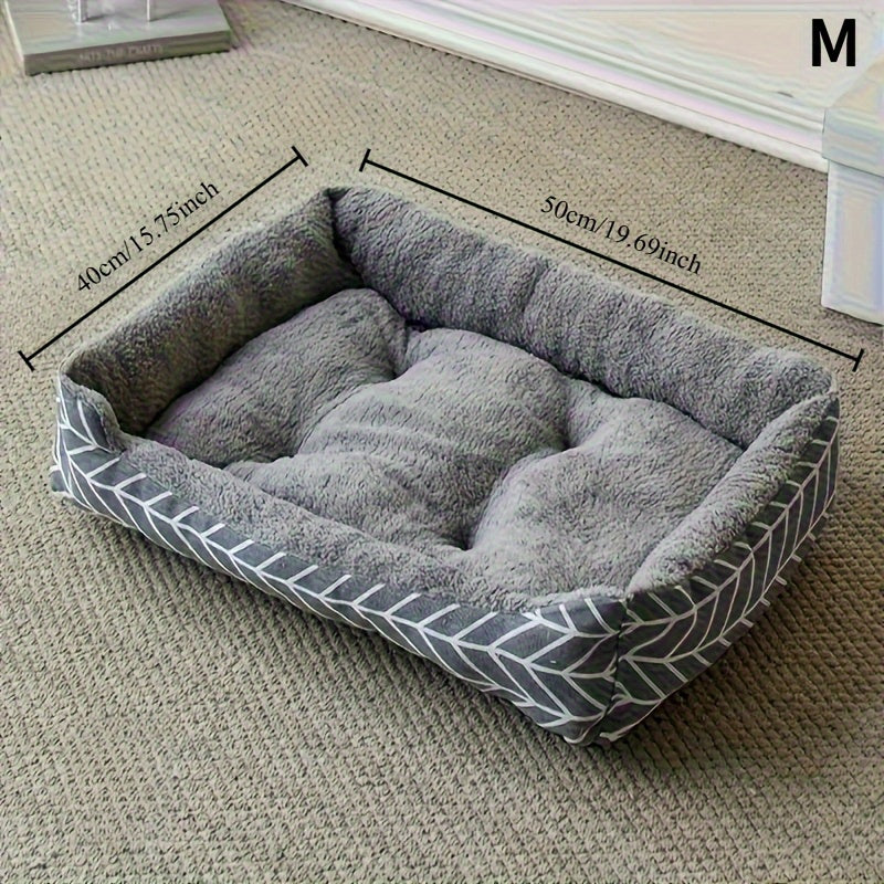 Cama Ortopédica para Cão com Capa Lavável Removível