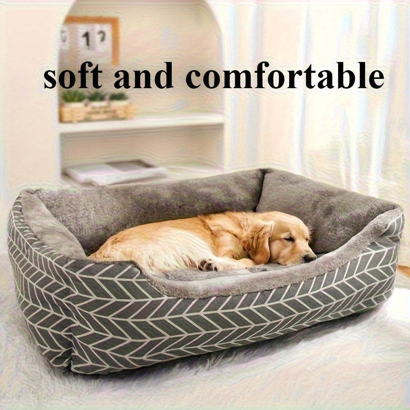 Cama Ortopédica para Cão com Capa Lavável Removível