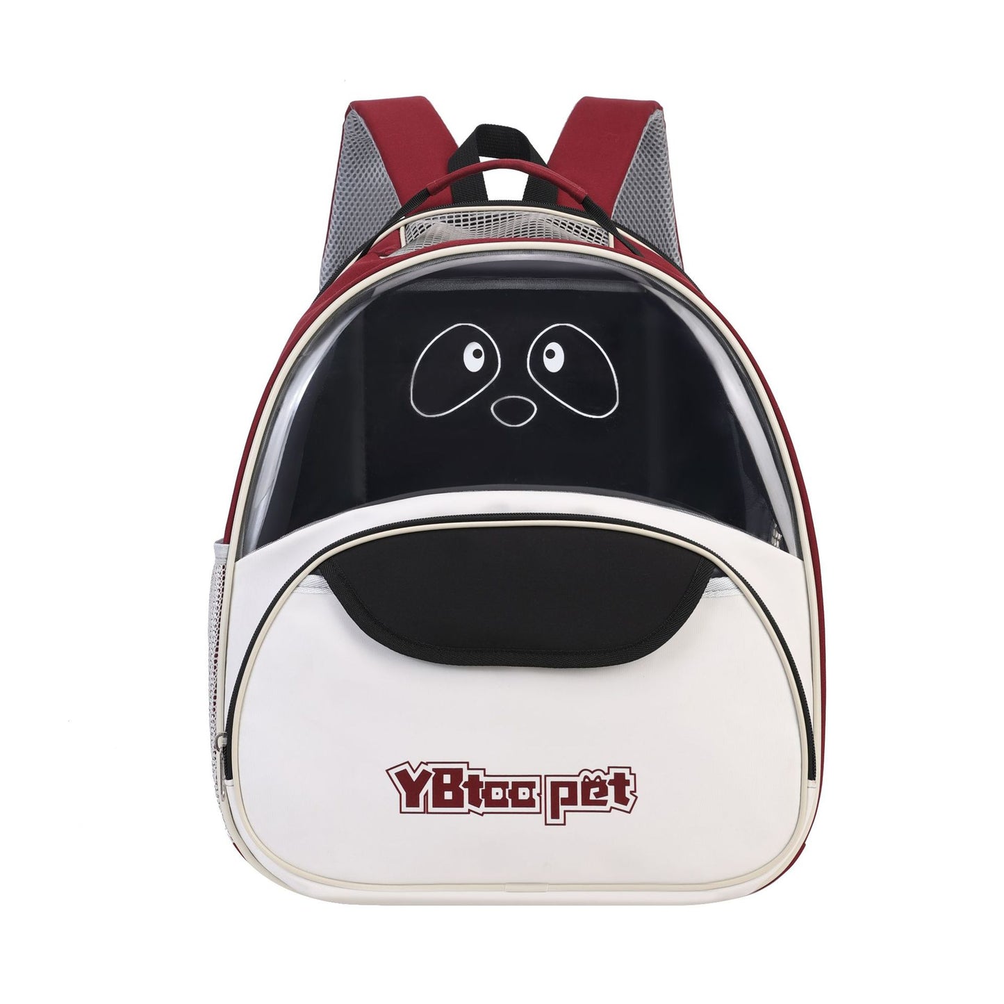 Mochila portátil em tecido Oxford para gatos, respirável e com grande capacidade.