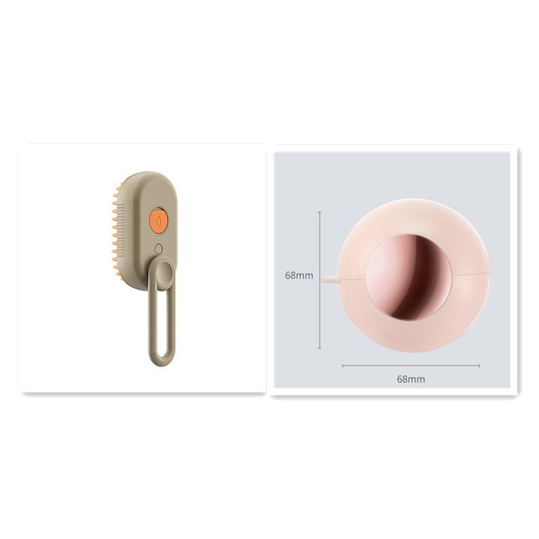 Escova elétrica para gatos e cães, escova vaporizadora 3 em 1 para massagem e remoção de pelos de gatos, pente para tosa de animais de estimação, produtos para animais de estimação