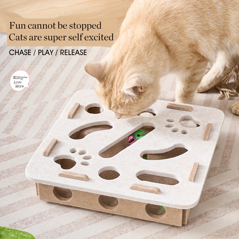 Gadget de Entretenimento para Animais de Estimação, um Brinquedo de Puzzle para Gatinhos, uma Caixa de Labirinto
