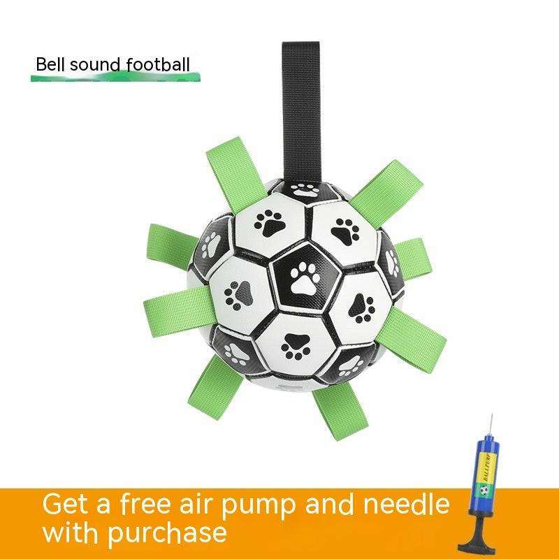 Brinquedos interativos para cães, bolas de futebol para crianças, treinamento ao ar livre, pet, mordida esportiva, mordedor, bola com estampa fofa