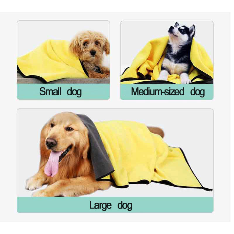 Toalha absorvente para animais de estimação