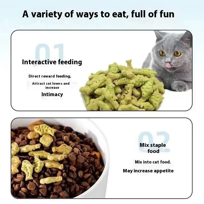 Biscoitos de grama para gatos