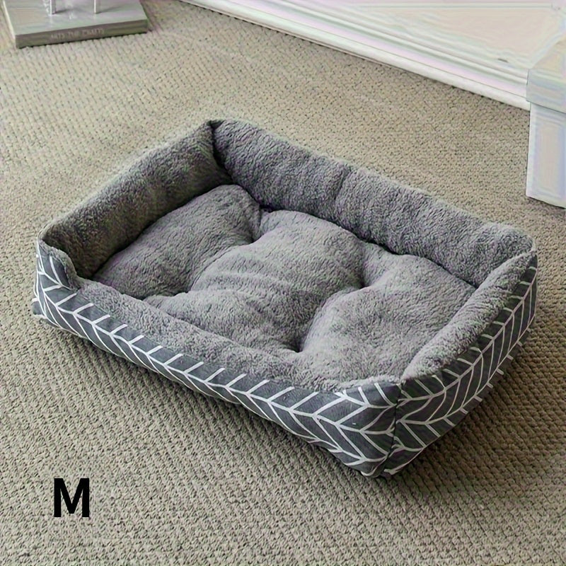 Cama Ortopédica para Cão com Capa Lavável Removível