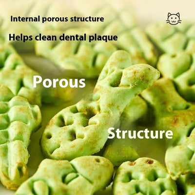 Grass biscuits for cats