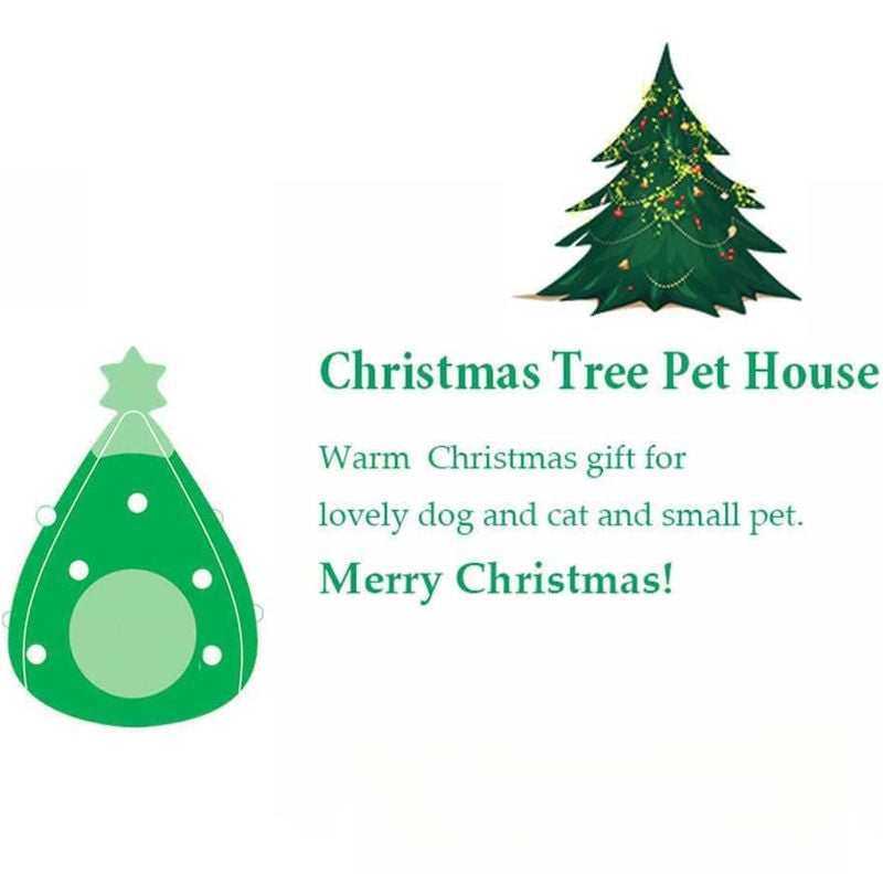 Cama de Natal para Gatos, Casa de Natal para Gatos