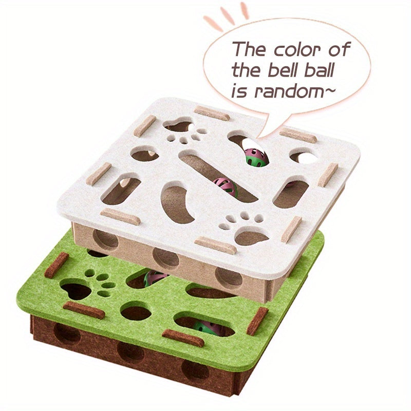 Gadget de Entretenimento para Animais de Estimação, um Brinquedo de Puzzle para Gatinhos, uma Caixa de Labirinto