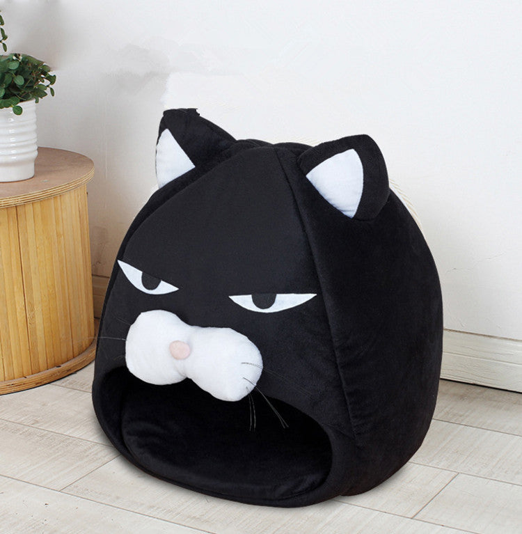 Cama para gato, tapete para areia para gatos, ninho para dormir, cama para animais de estimação