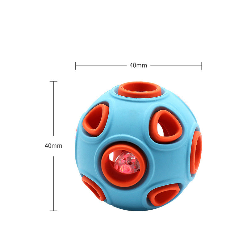 Bola de brinquedo para cachorro com som luminoso