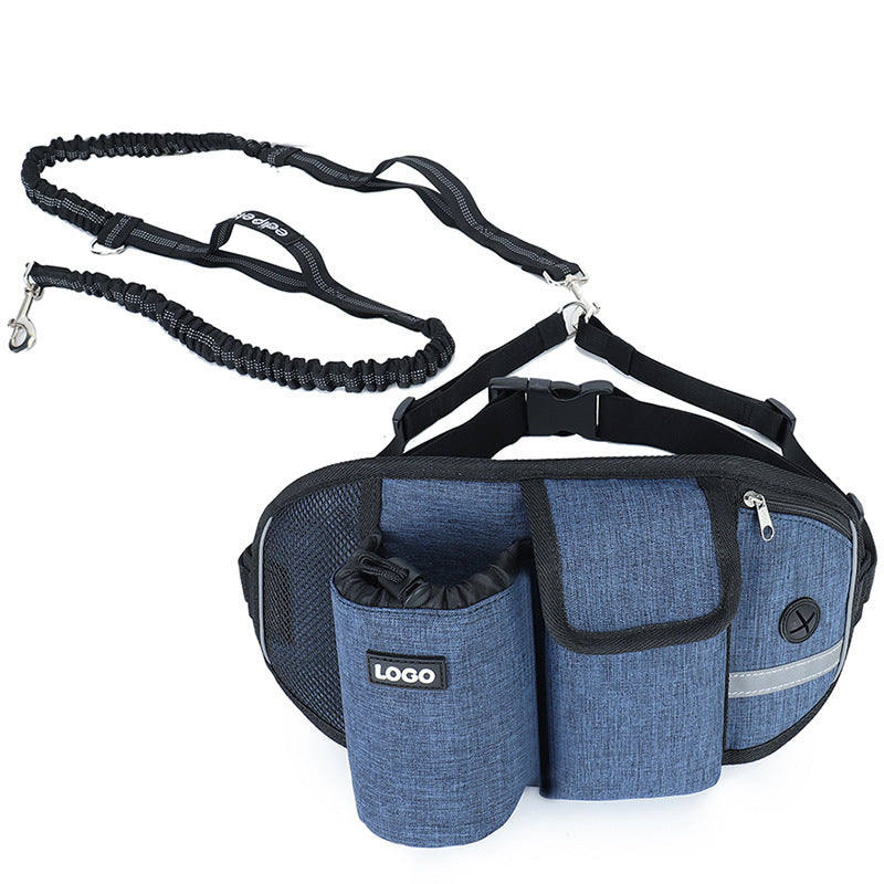 Coleira para treinamento de cães, bolsa de cintura, mãos livres.