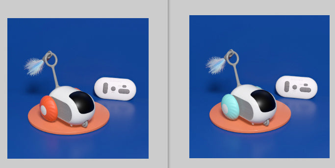 Carro de brinquedo interativo com controle remoto para gatos, carregamento USB, perseguição automática, movimento automático, carro de controle remoto inteligente, brinquedo interativo para gatos, produtos para animais de estimação