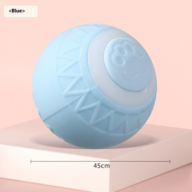 Bola de brinquedo inteligente para gatos, bola de brinquedo com movimento automático e quicante para gatinhos dentro de casa