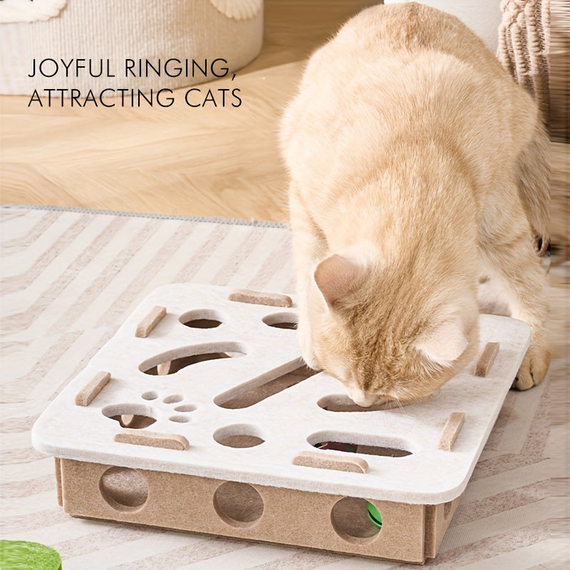 Gadget de Entretenimento para Animais de Estimação, um Brinquedo de Puzzle para Gatinhos, uma Caixa de Labirinto