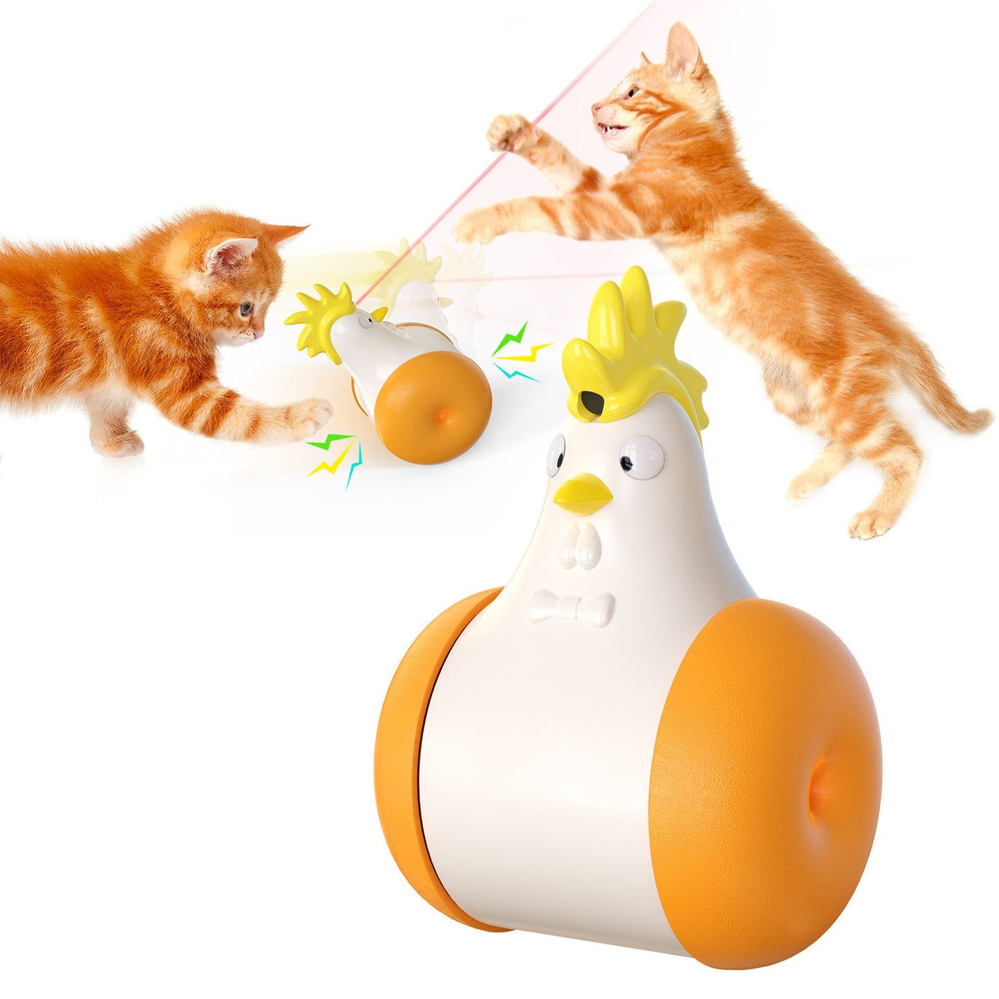 Pet Supplies Novo brinquedo elétrico para gatos com laser emissor de som