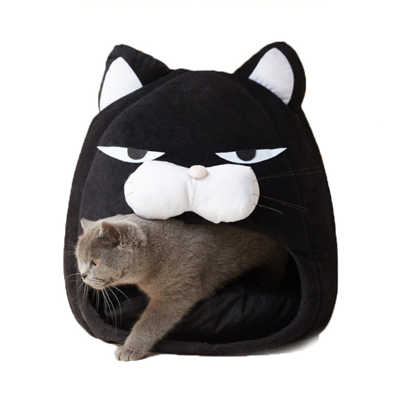 Cama para gato, tapete para areia para gatos, ninho para dormir, cama para animais de estimação