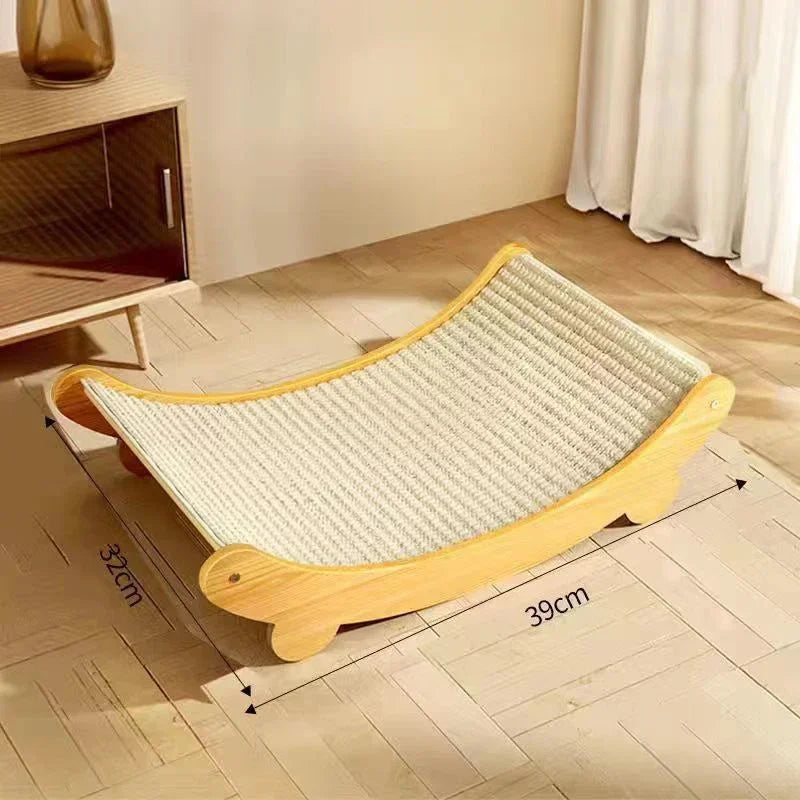 Arranhador para Gatos. Removível e Resistente ao Desgaste, Multifuncional, Cama para Gatos Dormirem, Afiar e Desgastar