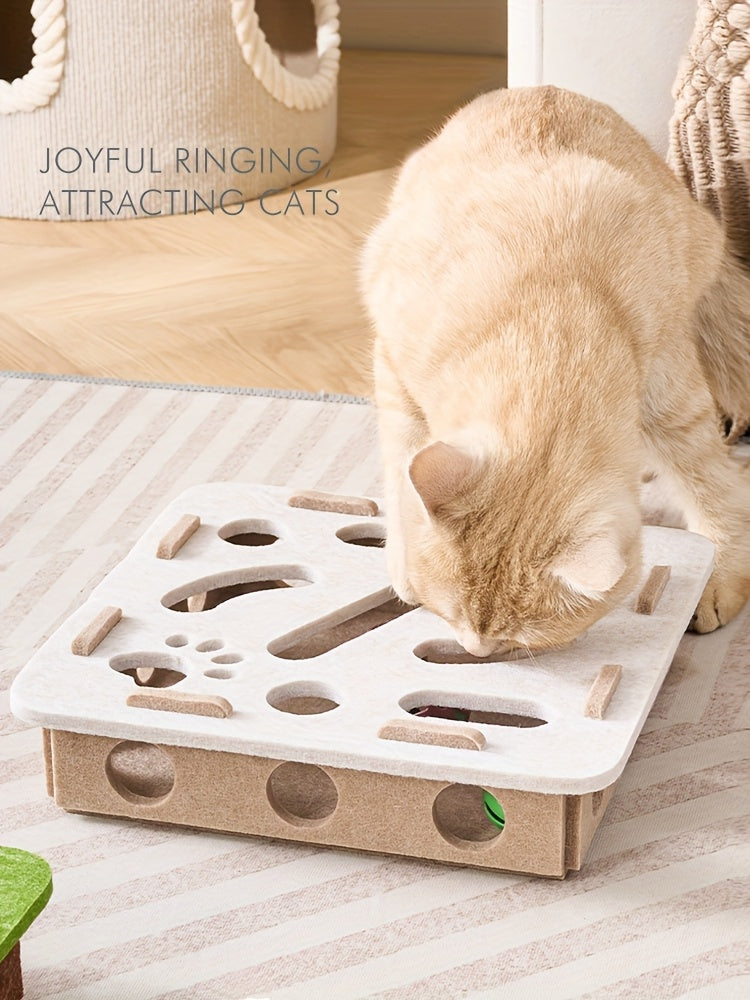 Gadget de Entretenimento para Animais de Estimação, um Brinquedo de Puzzle para Gatinhos, uma Caixa de Labirinto