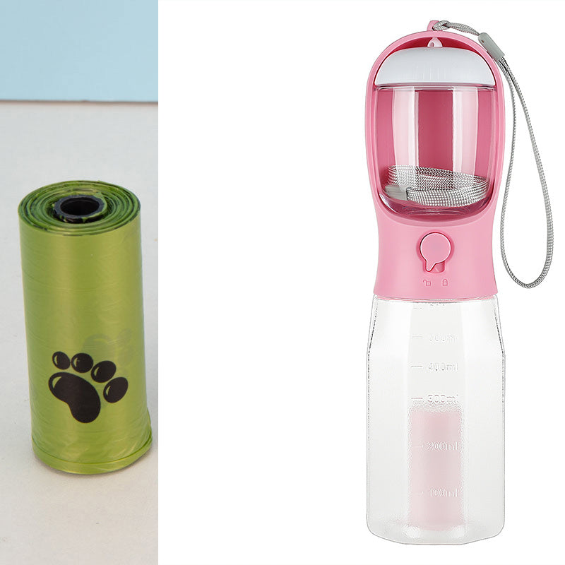 Garrafa de água portátil para cães e gatos