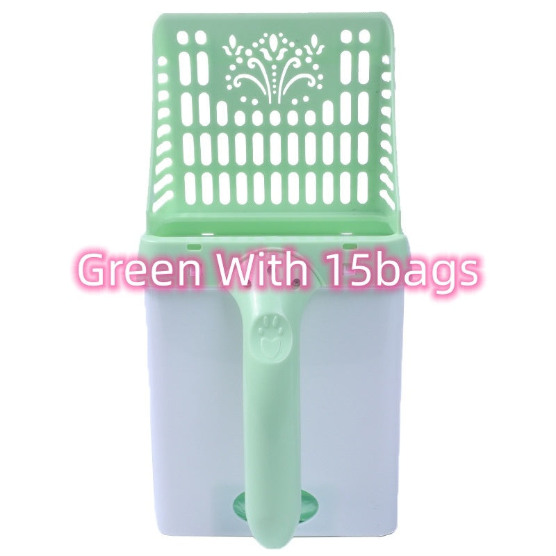 Neater Litter Genie Scooper Cat Litter Sifter Scoop System Kitty Litter Scooper com sacos de resíduos extras da Neater Litter Scooper