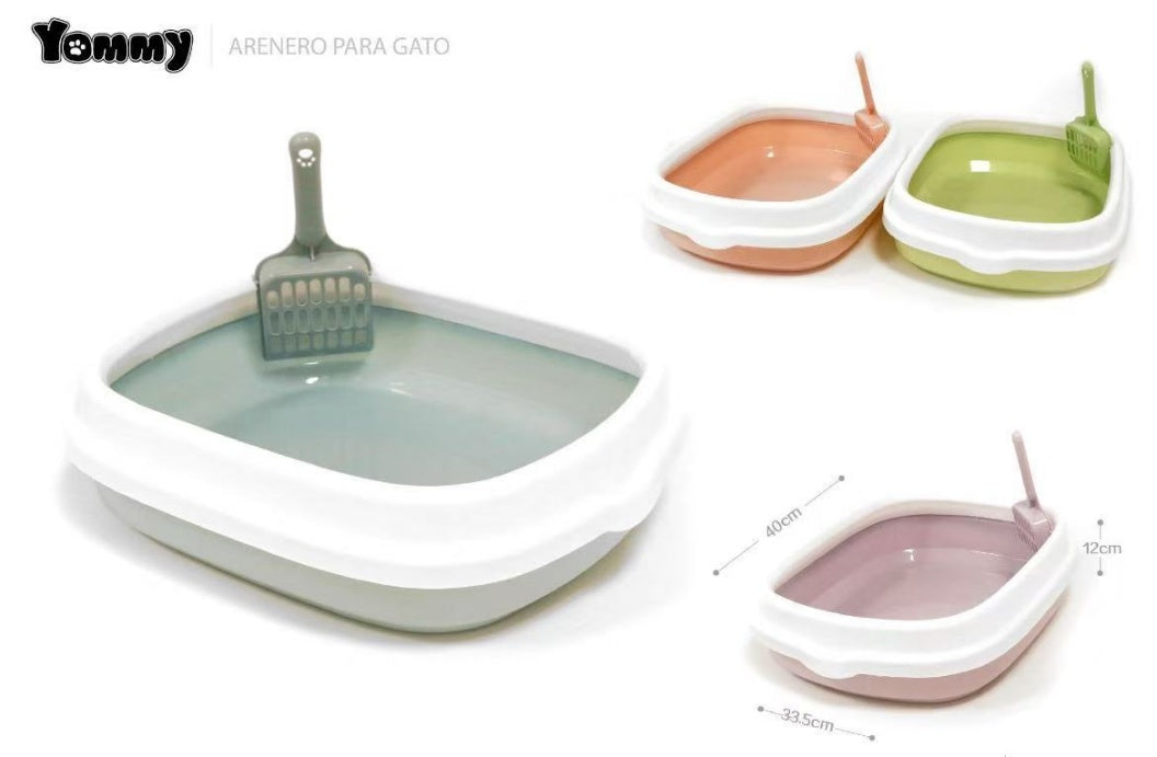 Caixa de areia para gatos pequenos