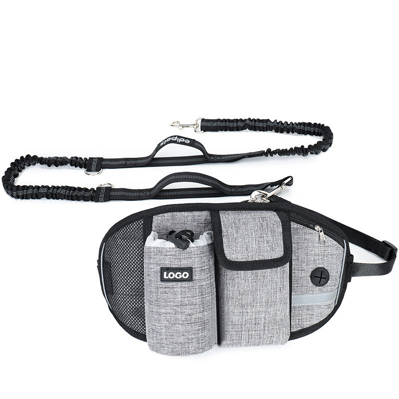 Coleira para treinamento de cães, bolsa de cintura, mãos livres.