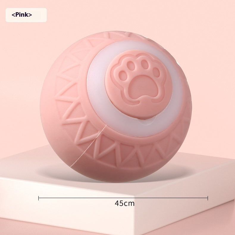 Bola de brinquedo inteligente para gatos, bola de brinquedo com movimento automático e quicante para gatinhos dentro de casa