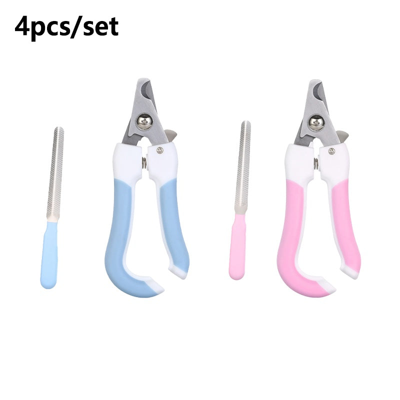 Tesoura de unhas para animais de estimação, cortador de unhas para cães e gatos, cortador de unhas, tesoura para animais de estimação, conjunto de necessidades diárias