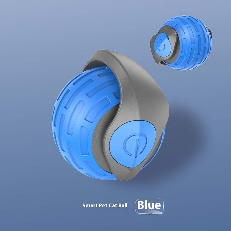 Brinquedos interativos para gatos, bola elétrica com rolamento automático.