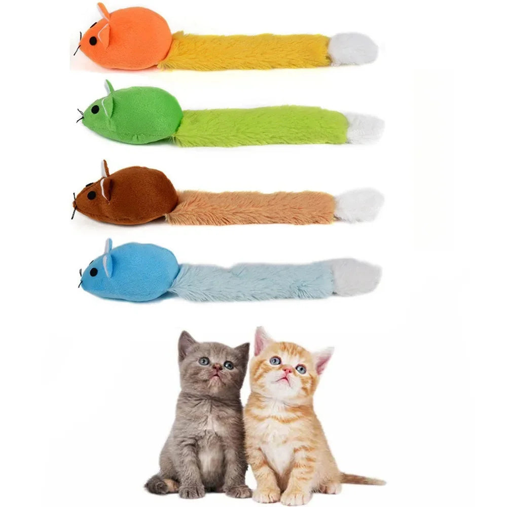 Brinquedos de provocação para gatos e ratos de cauda longa, brinquedos engraçados para animais de estimação, brinquedos para gatos, treinamento de ratos, brinquedos engraçados para brincar, produtos interativos para animais de estimação